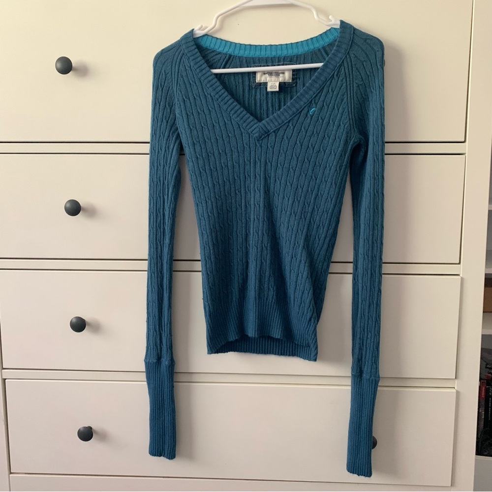 V-Neck Long Sleeve Sweater